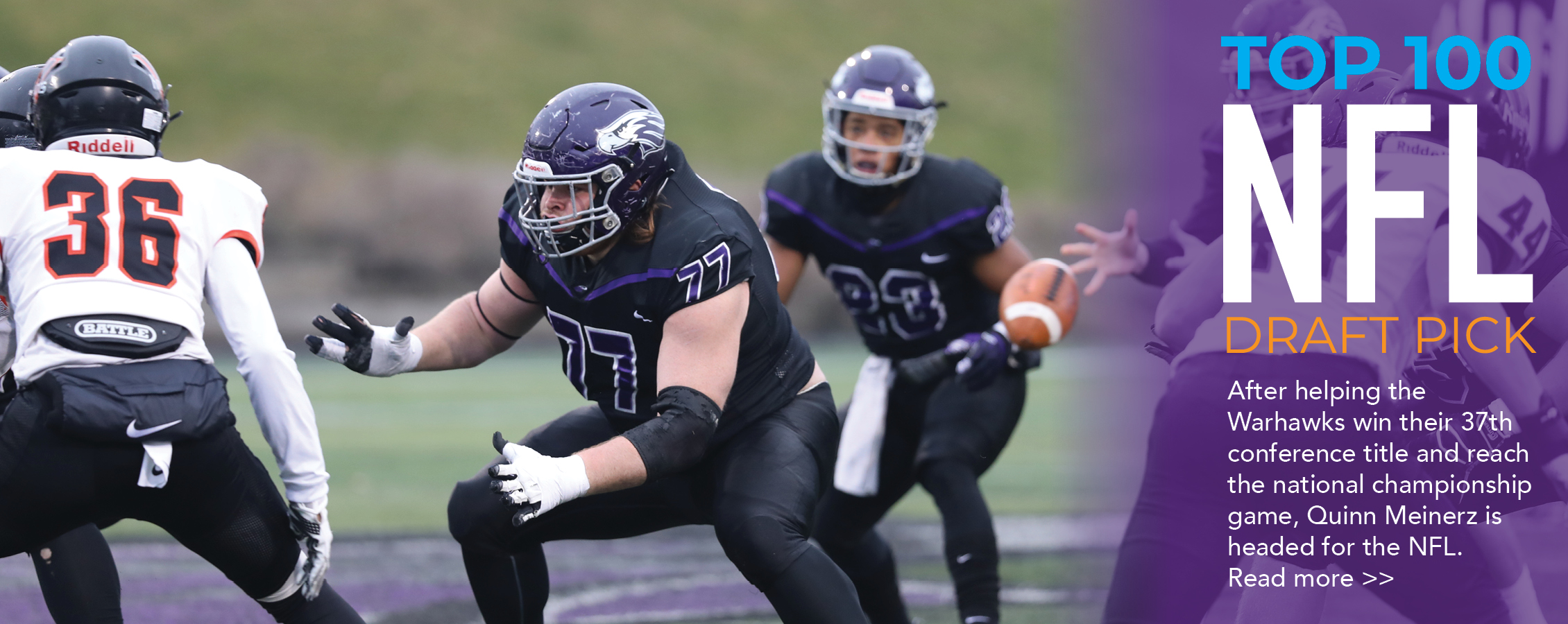 Congratulations to Quinn - UW-Whitewater Warhawk Football